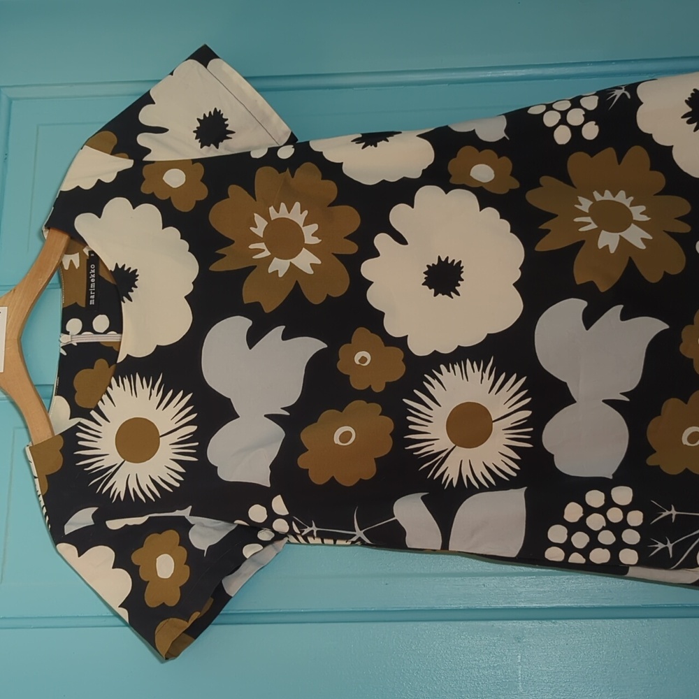 MARIMEKKO Olivini Kukkatori Floral Printed Dress Size 32